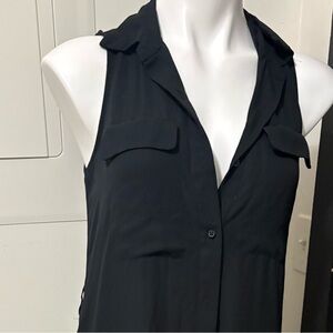 Long Black Sleeveless  Dress